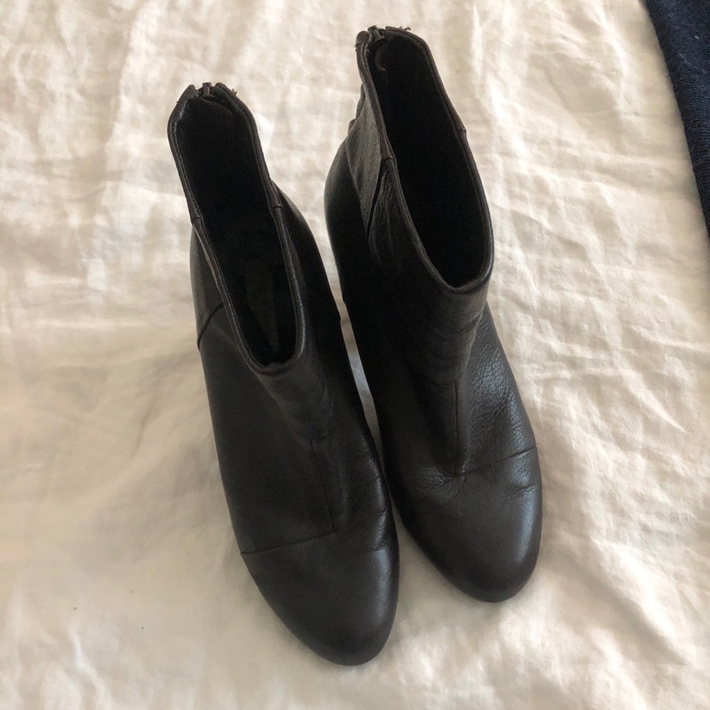 Rag & bone newbury boots in dark brown - Picture 3 of 5